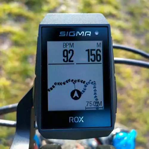 Sigma ROX 11.1 EVO Review - Compact & Affordable GPS Bike Computer 13 Sigma ROX 11.1 - Deviation from the track