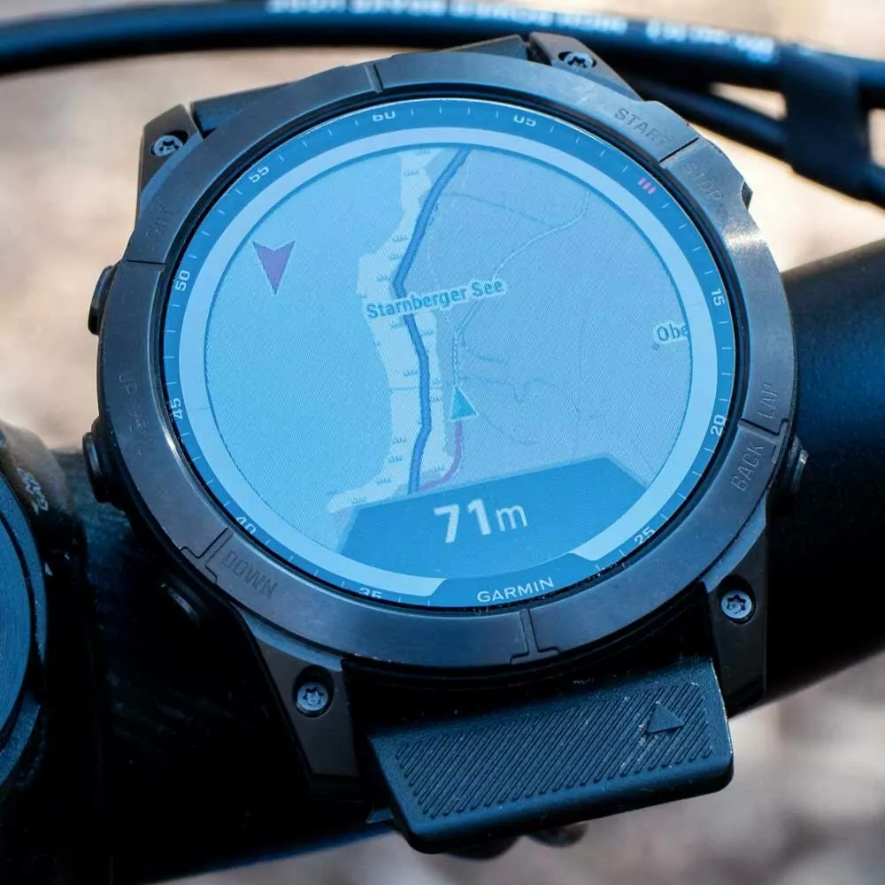 fenix 7X Sapphire Solar am MTB