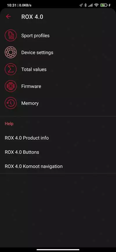 Sigma ROX 4.0 - GPS Bike Computer In-Depth Review 5 Sigma ROX 4.0 - Settings (2)