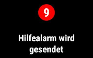 Garmin fenix - Senden einer Unfallbenachrichtigung