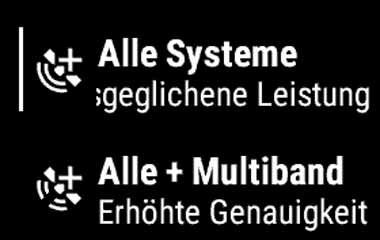 GPS-Einstellungen Garmin Multisportuhren