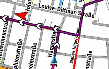 Richtungspfeile auf der fenix 7 & epix 2