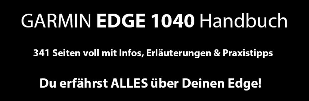 Garmin Edge 1040 Handbuch & Anleitung