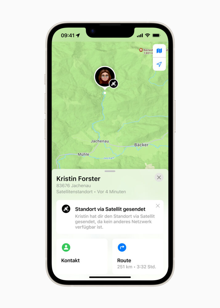 Apple Emergency SOS DE Find My
