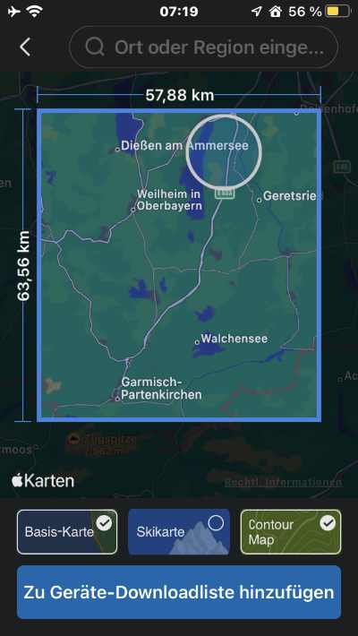 Amazfit Multisportuhren - Navigation mit Routen - Beispiel Amazfit GTR 4 1 Zepp App - Übertragen von Karten