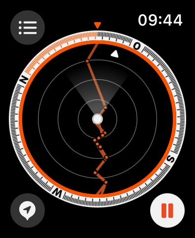 Kompass App - Mit Backtrack zum Ausgangsort zurück