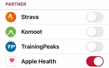 Die Sigma Ride App ist jetzt zu Apple Health kompatibel