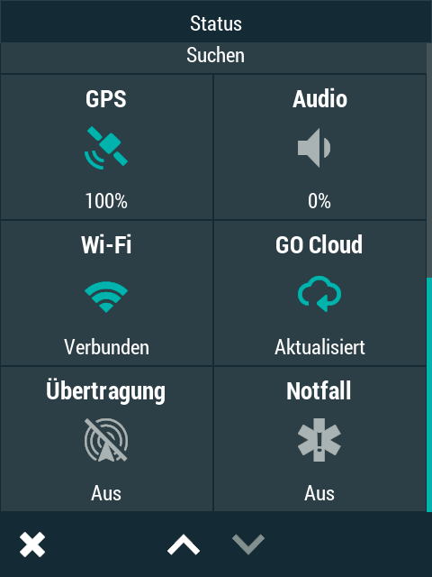 TwoNav Terra Test - Überzeugender Outdoor-Allrounder! 6 TwoNav Terra - Statusseite (2)