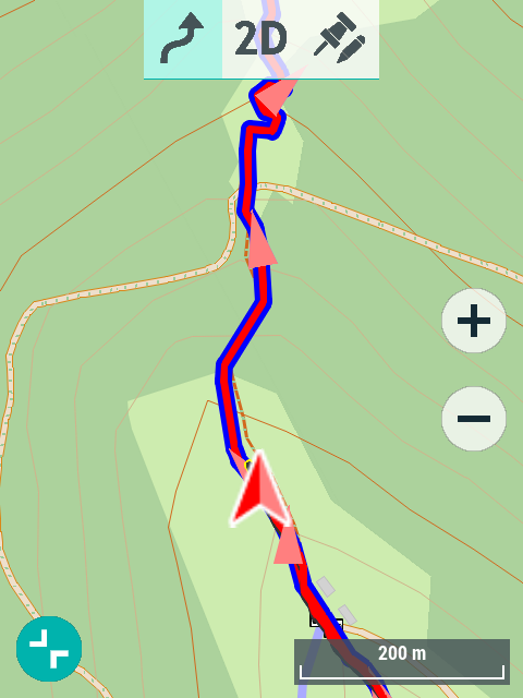 TwoNav Terra Test - Überzeugender Outdoor-Allrounder! 17 TwoNav Terra - Tracknavigation