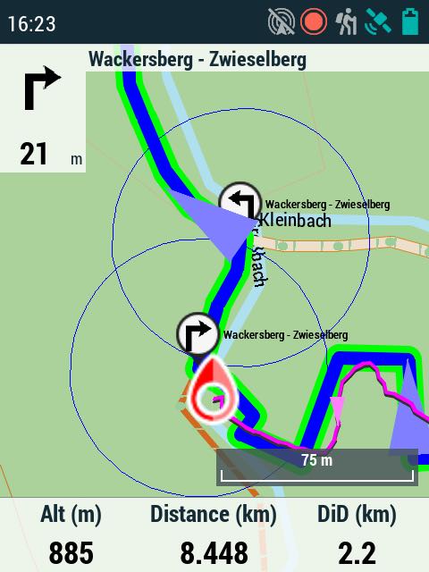 TwoNav Terra Test - Überzeugender Outdoor-Allrounder! 23 TwoNav Terra Test - Autorouting