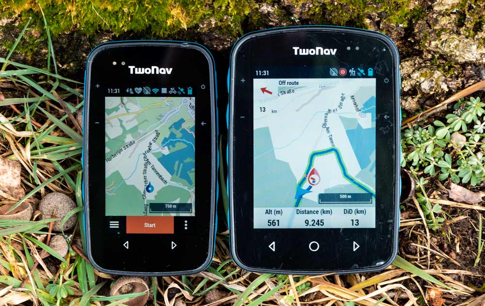 TwoNav Terra Test - Überzeugender Outdoor-Allrounder! 3 TwoNav Cross vs. TwoNav Terra