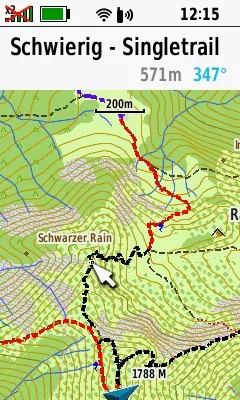 Garmin Topo Alps Pro - Karte für den gesamten Alpenraum - Erster Eindruck 8 Garmin Topo Alps Pro - Heimgarten - Trail