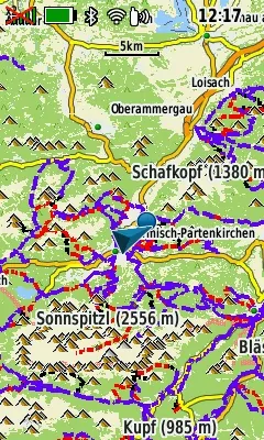 Garmin Topo Alps Pro - Karte für den gesamten Alpenraum - Erster Eindruck 5 Garmin Topo Alps Pro - Garmisch-Partenkirchen