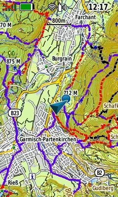 Garmin Topo Alps Pro - Karte für den gesamten Alpenraum - Erster Eindruck 6 Garmin Topo Alps Pro - Garmisch-Partenkirchen