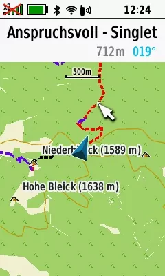 Garmin Topo Alps Pro - Karte für den gesamten Alpenraum - Erster Eindruck 9 Garmin Topo Alps Pro - Hohe Bleick