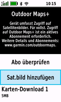 Garmin GPSMAP 67 Test - Beim Wandern & Biken getestet 16 GPSMAP 67 Kartenmanager (2)