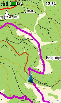 Garmin GPSMAP 67 Test - Beim Wandern & Biken getestet 11 Einem Track folgen