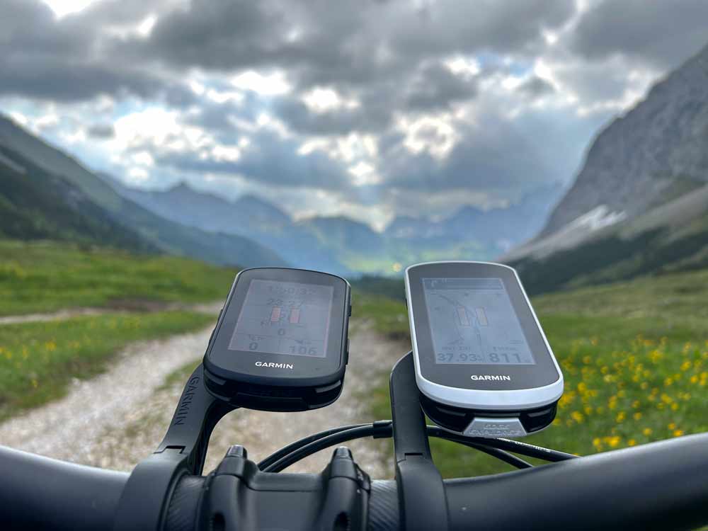 Garmin Edge 840 Test - Praxistest beim Gravelbiken, Rennradfahren & Mountainbiken! 8 Zum Testen unterwegs - Edge 840 - Edge Explore 2