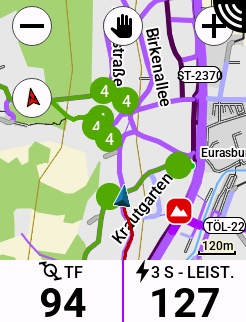 Garmin Edge 840 Test - Praxistest beim Gravelbiken, Rennradfahren & Mountainbiken! 15 Grüne Punkte - Hier beginnen zahlreiche Anstiege