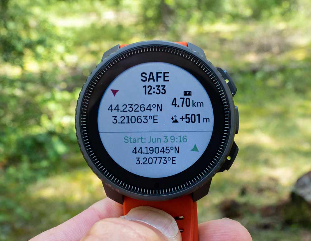 Suunto Vertical Test - Eine überzeugende Outdoor-Uhr! 15 Safe - Eine wichtige Suunto Plus App (Koordinaten zum aktuellen Standort & Startpunkt etc.)