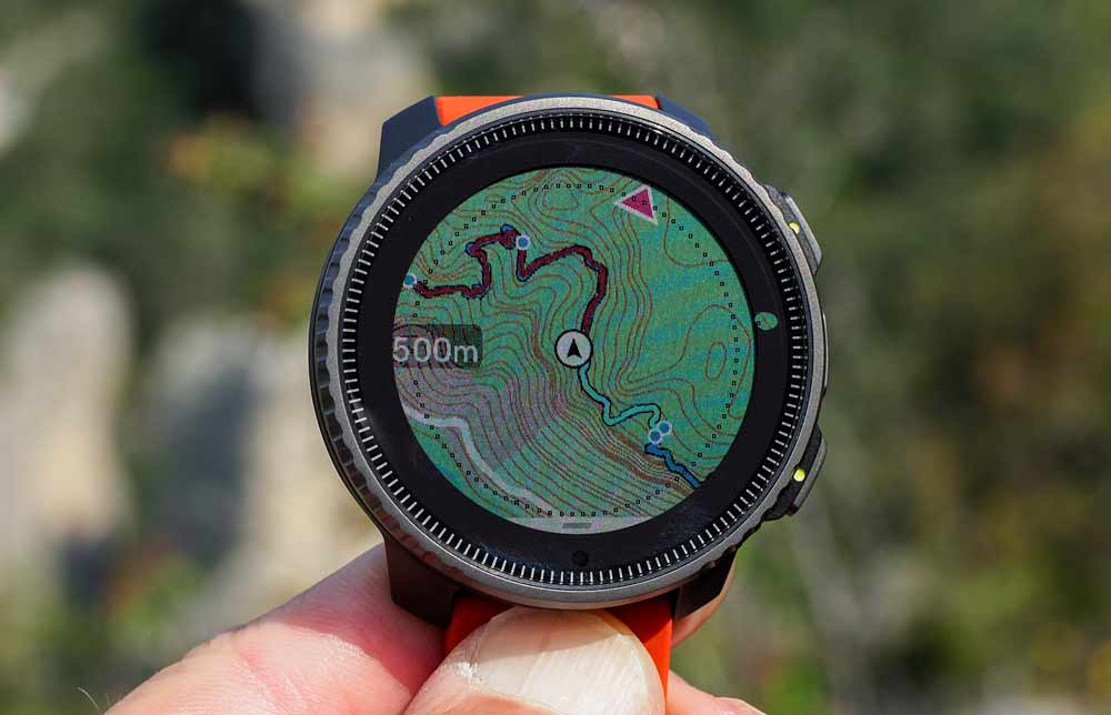 Suunto Vertical Test - Eine überzeugende Outdoor-Uhr! 12 Suunto Vertical - Die Karte hilft beim orientieren