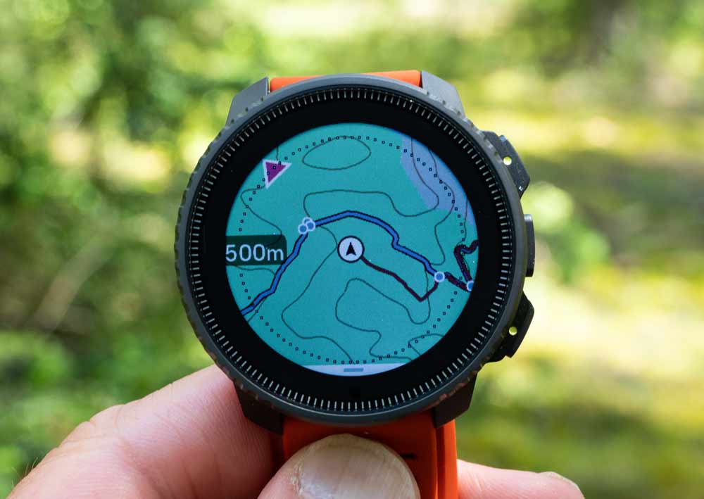 Suunto Vertical Test - Eine überzeugende Outdoor-Uhr! 14 Suunto Vertical Test - Abweichen von der Route (blau)