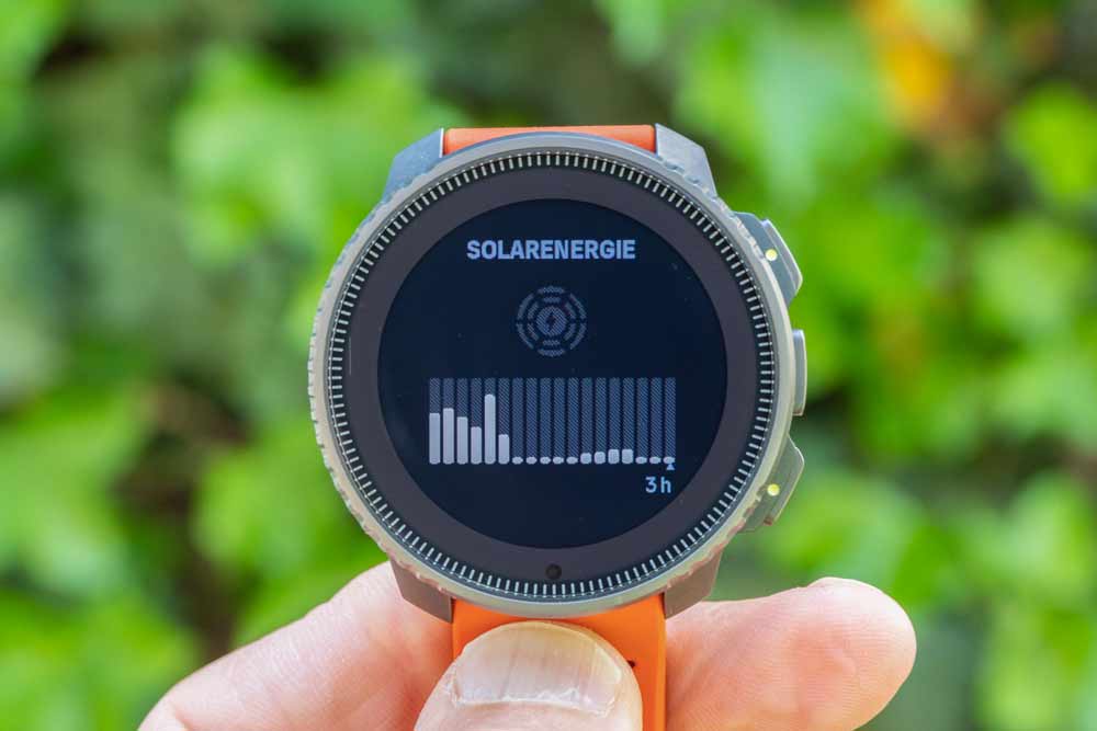 Suunto Vertical Test - Eine überzeugende Outdoor-Uhr! 3 Solarwidget mit der Ausbeute des Tages