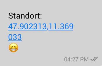 Diese Nachricht kostet 50 Bytes