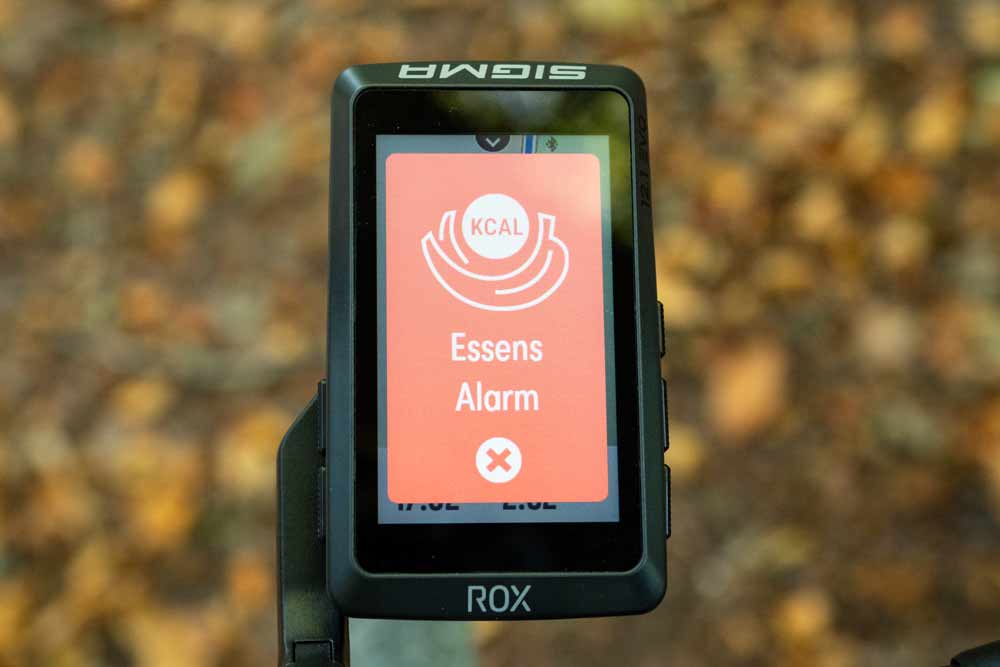 Sigma ROX 12.1 EVO Test - Starker Made in Germany Fahrradcomputer 10 Sigma ROX 12.1 - Kalorienalarm