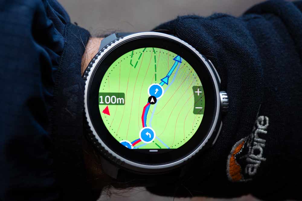Suunto Race Test - AMOLED-Sportuhr mit starkem Preis-Leistungs-Verhältnis! 8 Suunto Race Test - Turn-by-Turn Navigation mit einer in komoot geplanten Tour