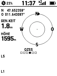 eTrex Solar - QZSS Satelliten