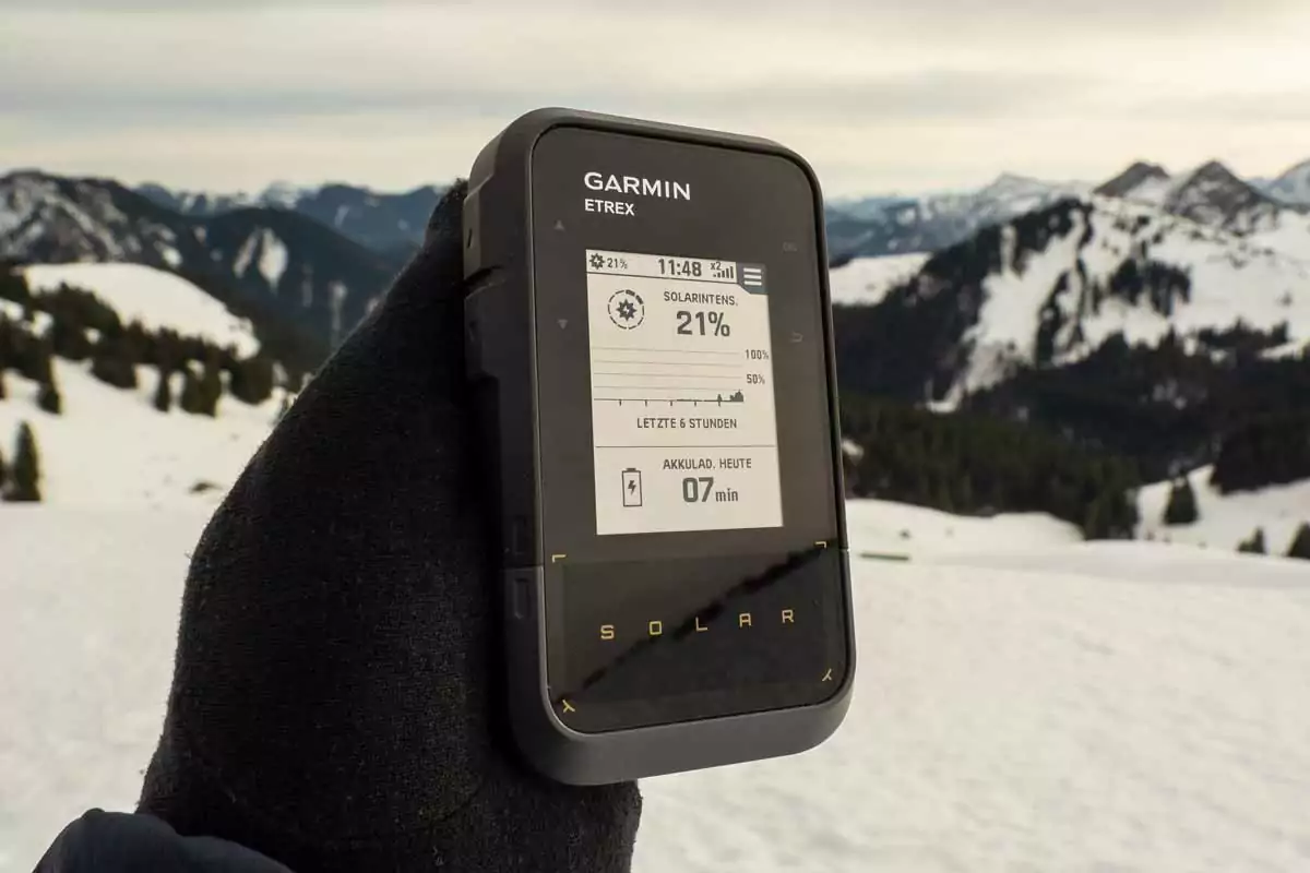 Garmin eTrex Solar Test