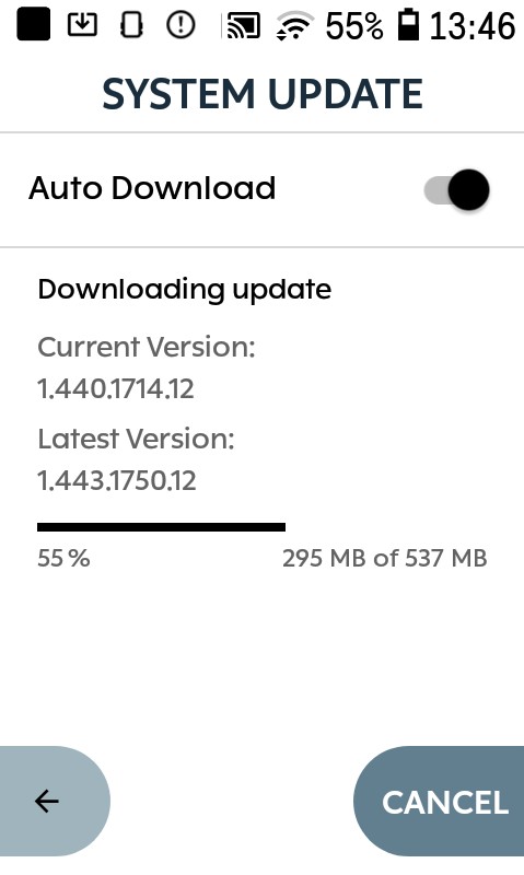 Karoo 2 - Download des Updates
