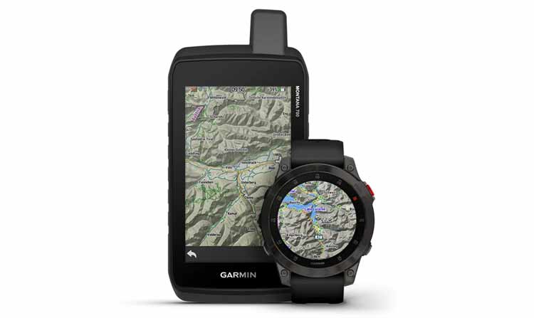 Garmin Outdoor Maps+ auf Smartwatches und Handgeräten
