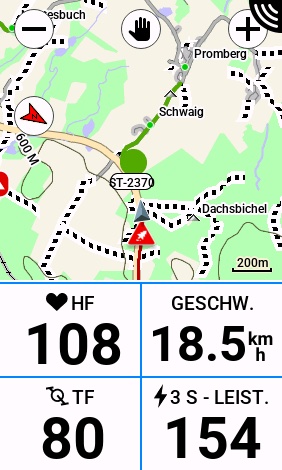 Garmin Edge 1040, 840, 540 - Jetzt mit fast allen Edge 1050 Funktionen! 1 Eine mit dem Edge 1040 gemeldete Gefahrenstelle