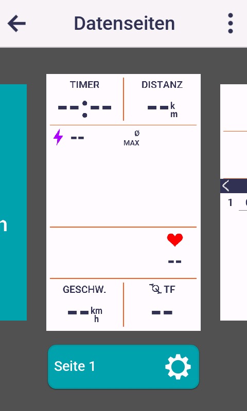 Konfigurieren von Datenseiten