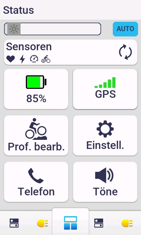 Edge 1050 Status Widget