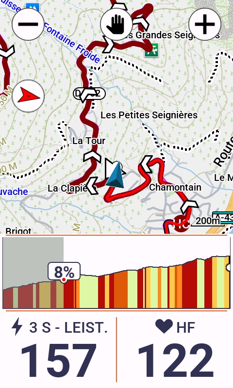 Einer Strecke folgen