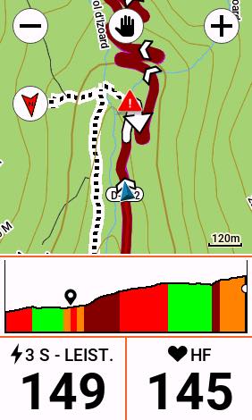 Garmin Gefahrenstellen - Road Hazards - Erfahrungen 6 Gefahrenstelle auf der Karte (1)