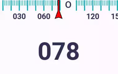 Garmin Edge 1050 Kompass-Datenfeld