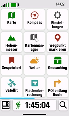 Apps im Hauptmenü (1)