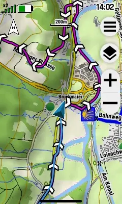 Garmin eTrex Touch - Test der 2025er Neuauflage! 8 Karte (öffnen über Miniaturansicht)