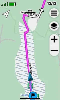 Garmin eTrex Touch - Test der 2025er Neuauflage! 17 Mit dem eTrex Touch einer Route folgen
