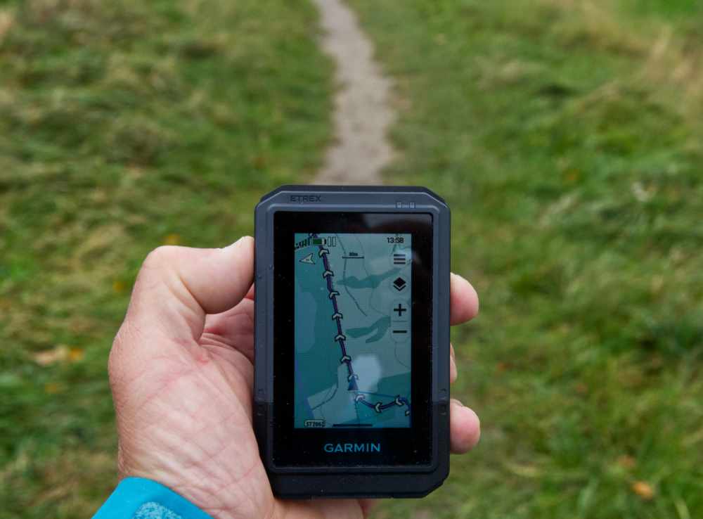 Garmin eTrex Touch - Folgen einer Strecke