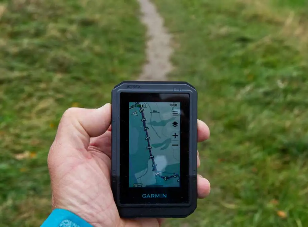 Garmin eTrex Touch - Test der 2025er Neuauflage! 18 Garmin eTrex Touch - Folgen einer Strecke