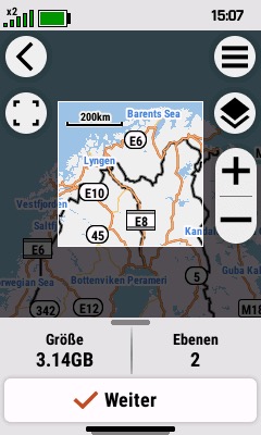 Kartenausschnitt definieren