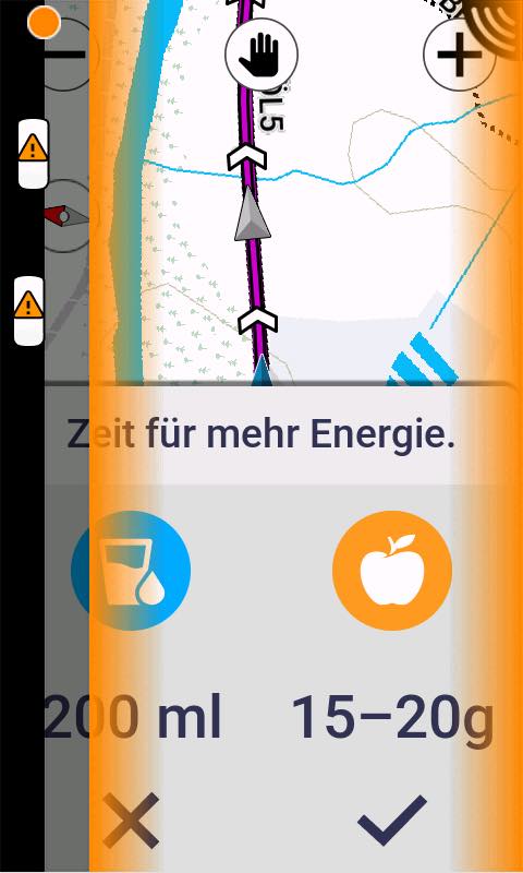 Garmin Varia RearVue 820 Test - Hinweis auf Fahrzeuge