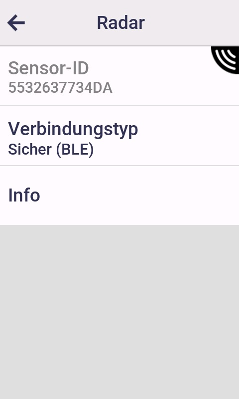 Varia RearVue 820 - Bluetooth Verbindung