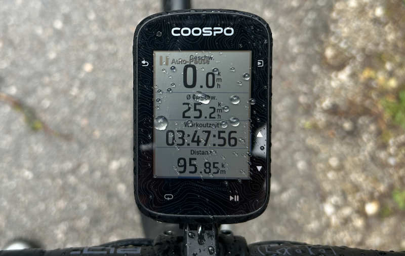 Coospo CS600 Test - Preisgünstiger Fahrradcomputer mit Karte & Navigation 1 Coospo CS600 Fahrradcomputer