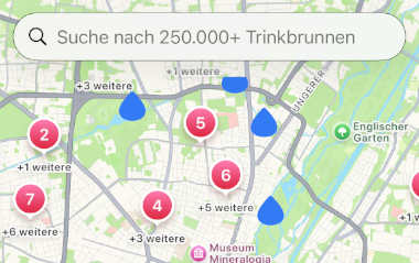 Watrify App zum Auffinden von Trinkwasser